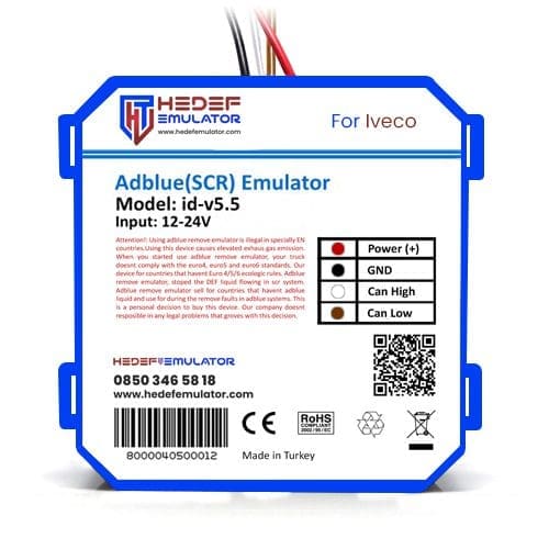 Emulador de cancelación de AdBlue para Iveco Euro 5,5